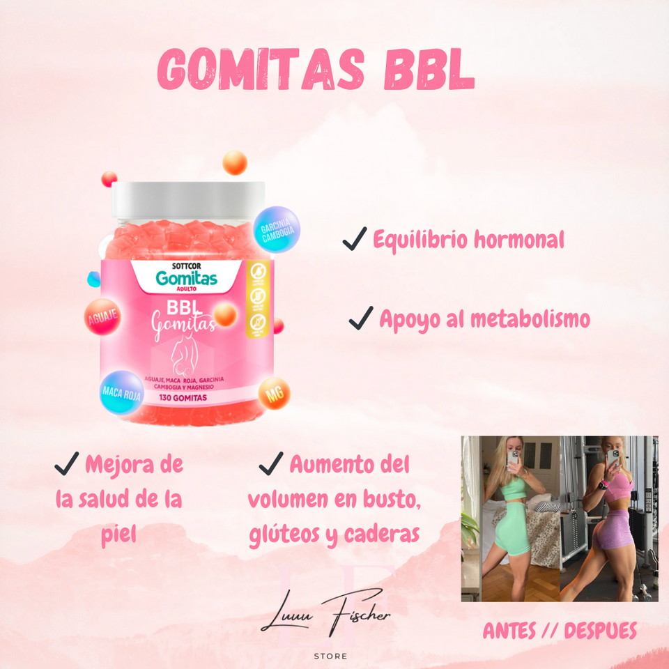 GOMITAS DE AGUAJE BBL- Aumenta tu Belleza Naturalmente ✨